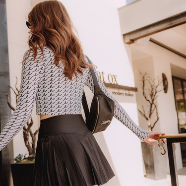 Ramy Crop Bold White