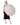 A woman holding a large open UPF50 + sun umbrella with a repeating beige and brown leaf-like pattern on a white background. She is wearing a sleeveless dark burgundy dress and white heeled sandals against a plain white studio background